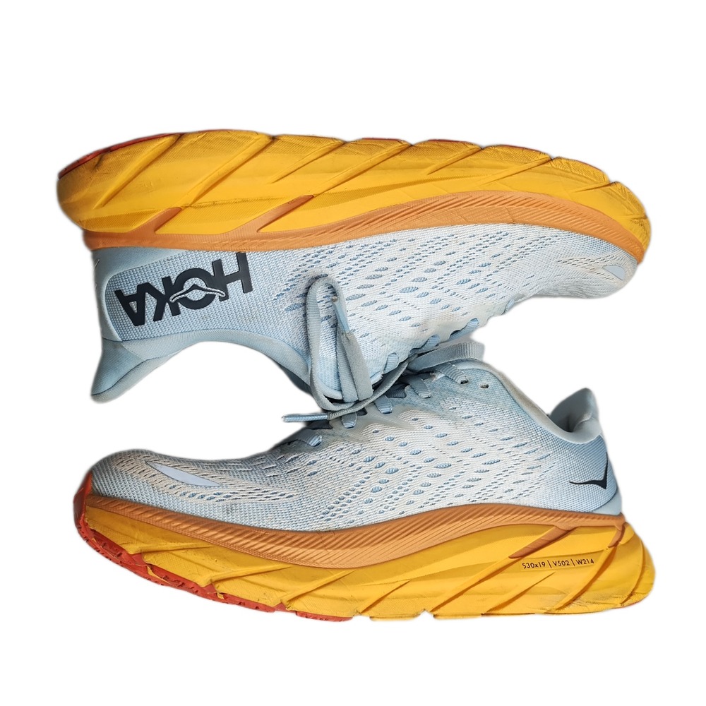 Hoka One One Clifton 8 Running Sneakers Womens US 8B Multi Comfort 1119394-SSIF